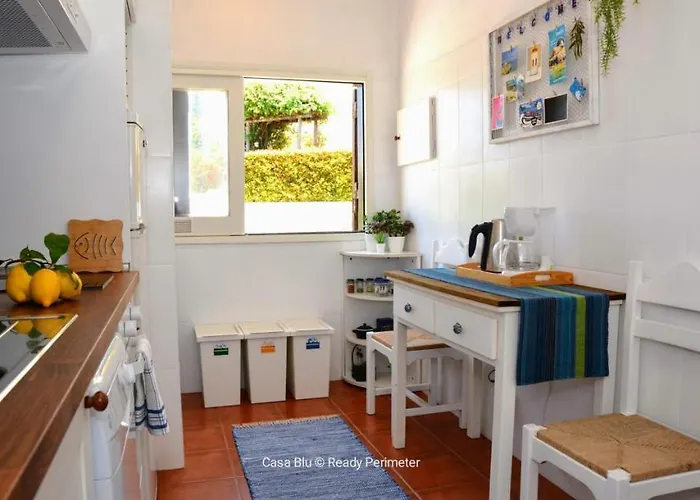 アパート Casa Blu, Boho Chic, And Pool - Fast Wifi ポルシェス